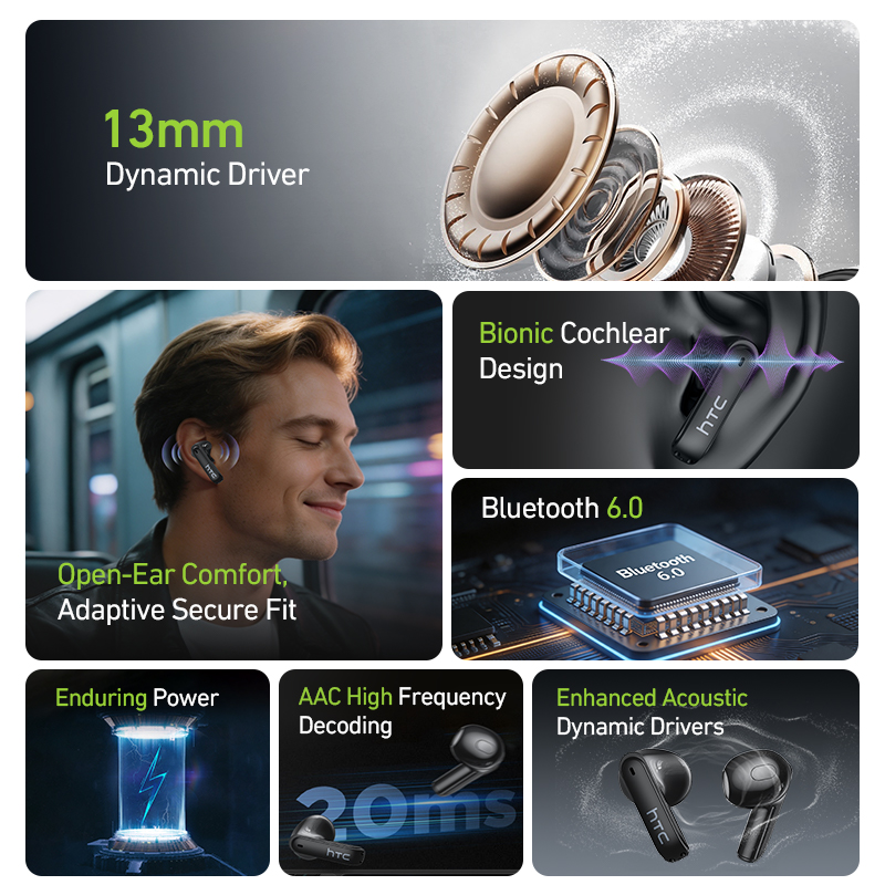 HTC NE94 Gaming TWS Earphones  - огляд і ціна Earphones