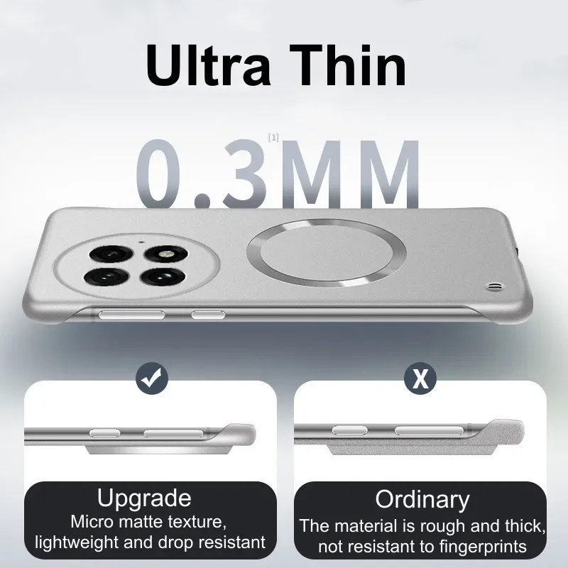 Luxury Ultra Thin Metallic Fra - огляд і ціна Ultra Thin Frameless Phone Cover