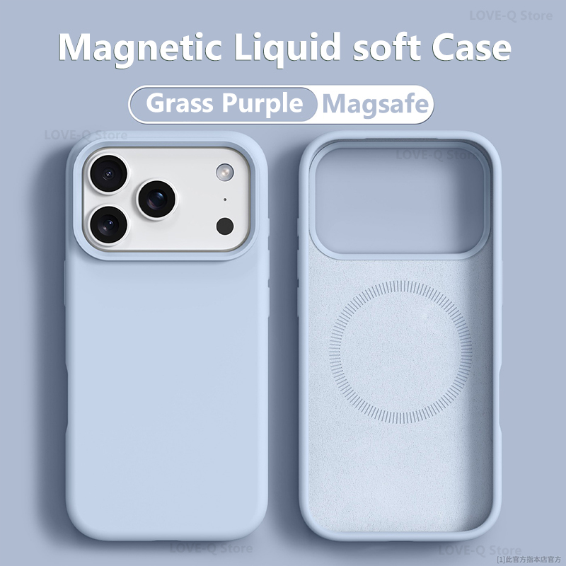 Original Magnetic For MagSafe  - огляд і ціна Liquid Silicone Magnetic Phone Case