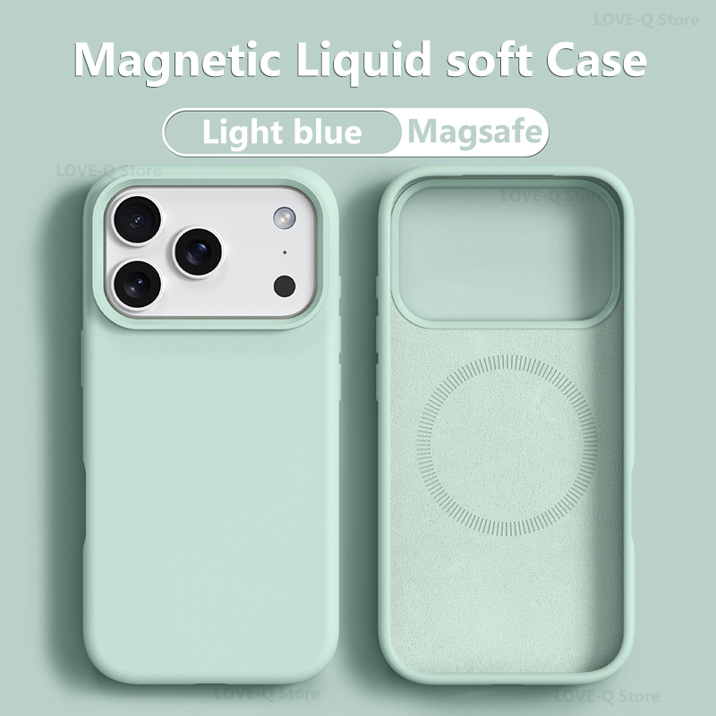 Original Magnetic For MagSafe  - огляд і ціна Liquid Silicone Magnetic Phone Case