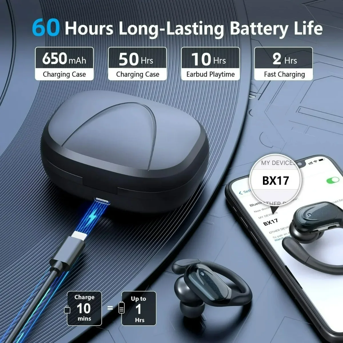 2027 New QCY Wireless Earbuds  - огляд і ціна Phone Cases